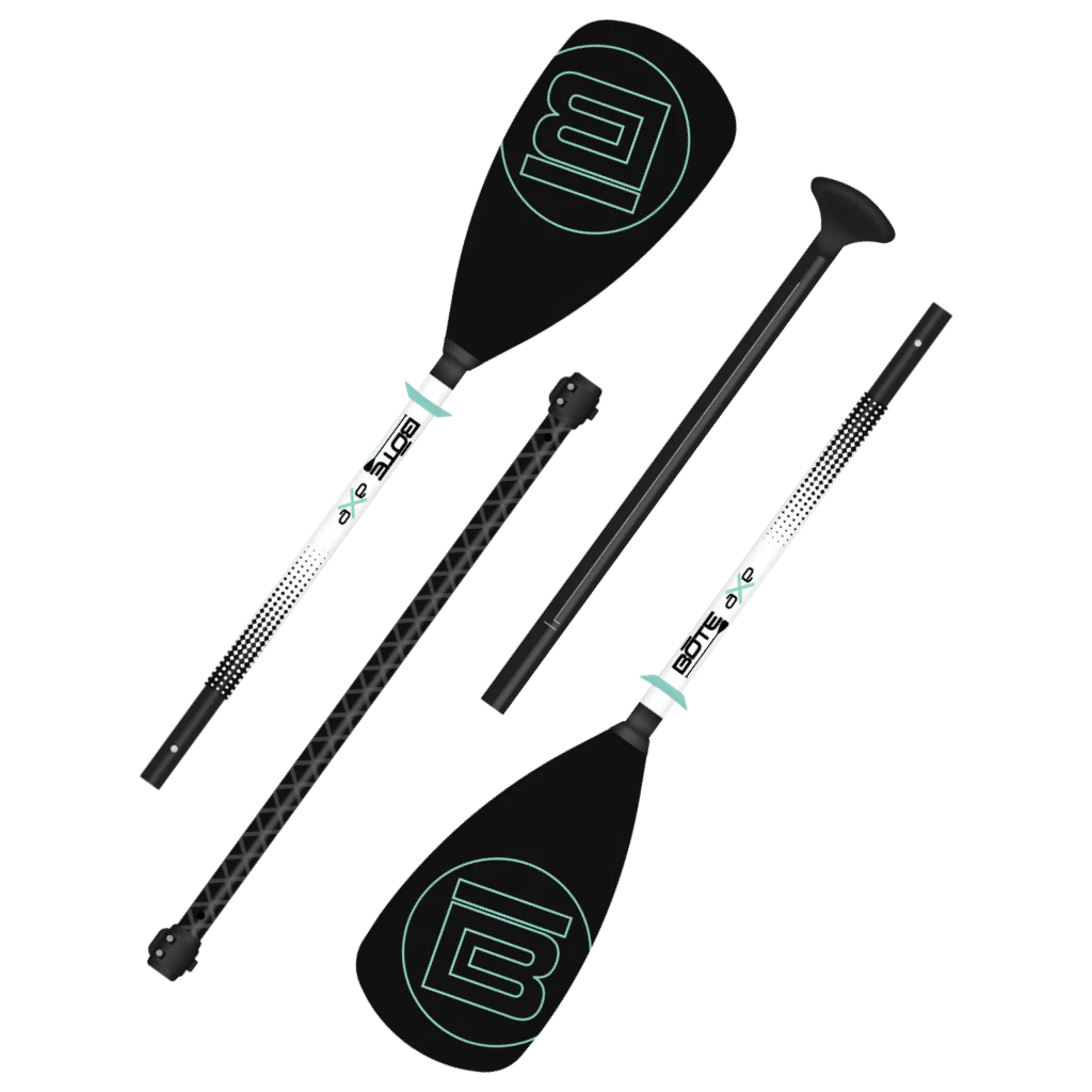 4-Piece Hybrid Adjustable Aluminum Paddle Black