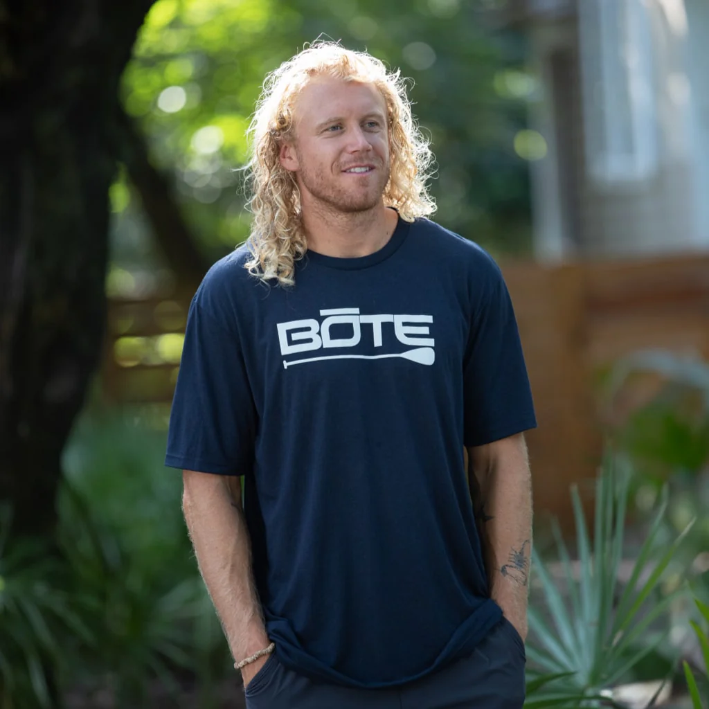Men's Logo Navy Tee Shirt - Image 2