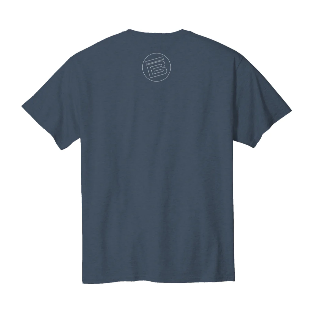 Men's Logo Navy Tee Shirt - Image 4