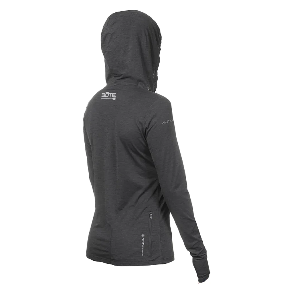 Women's Breeze Tech Hoody Charcoal Heathered - Image 3