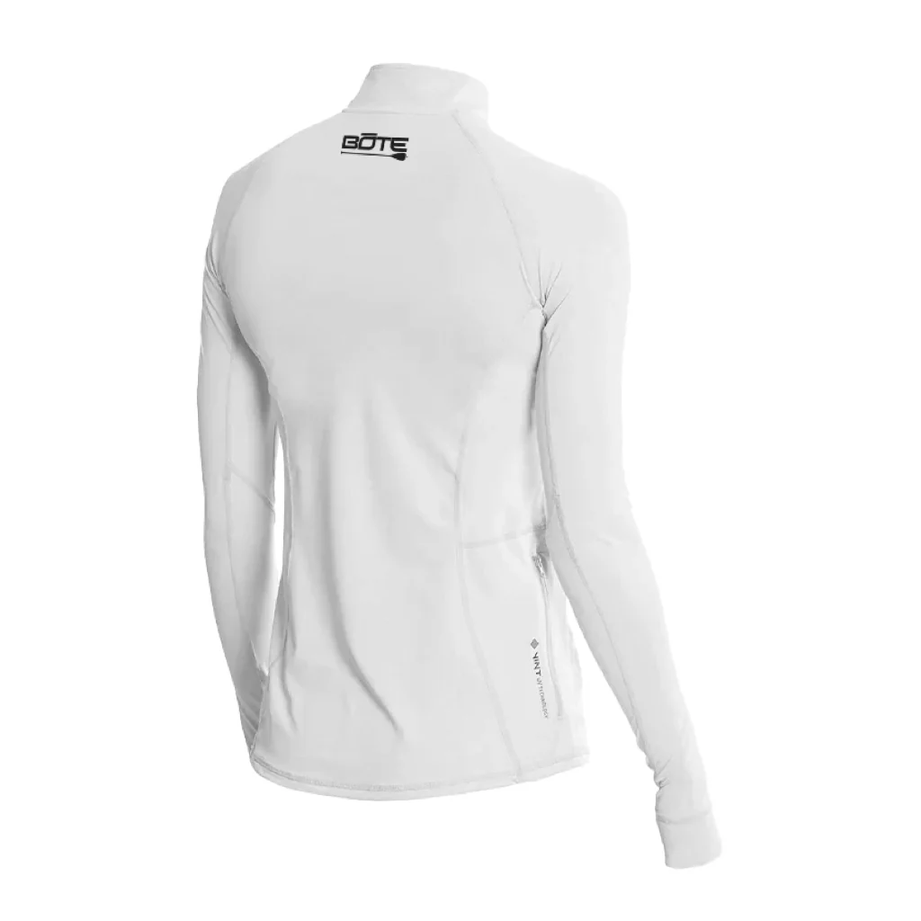 Women's Flight Tech Long Sleeve White Heathered - Image 3