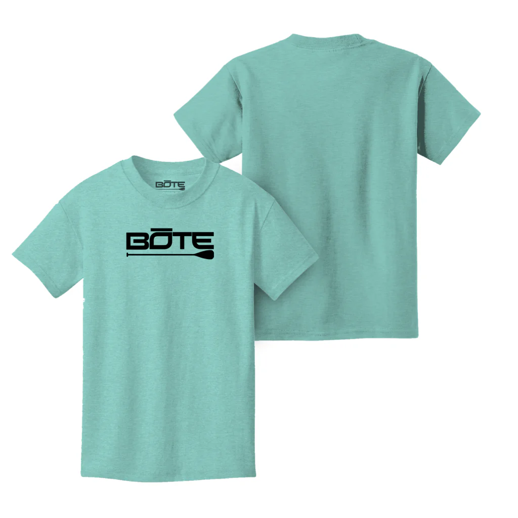 Youth Logo Tee Shirt Seafoam - Image 2